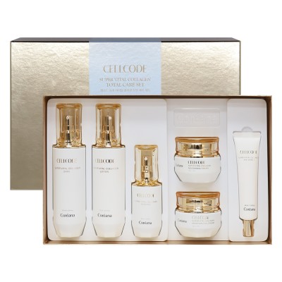 [코리아나] 셀코드 슈퍼바이탈 콜라겐 토탈케어 6종 세트 (쇼핑백 증정)