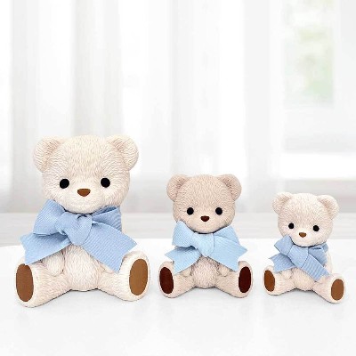 테지움 테디베어 석고 방향제 중형 크림(면세점입점)