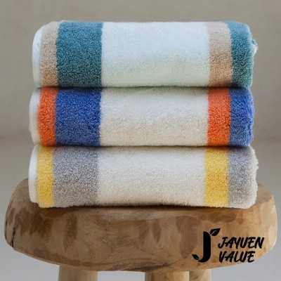 [자연밸류] 최고급40수 수피마면100 선염 타월 220gX6개입(색상골고루) EP-PRPSM-6p